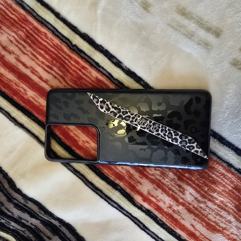 Loopy Case Black Leopard Phone Case